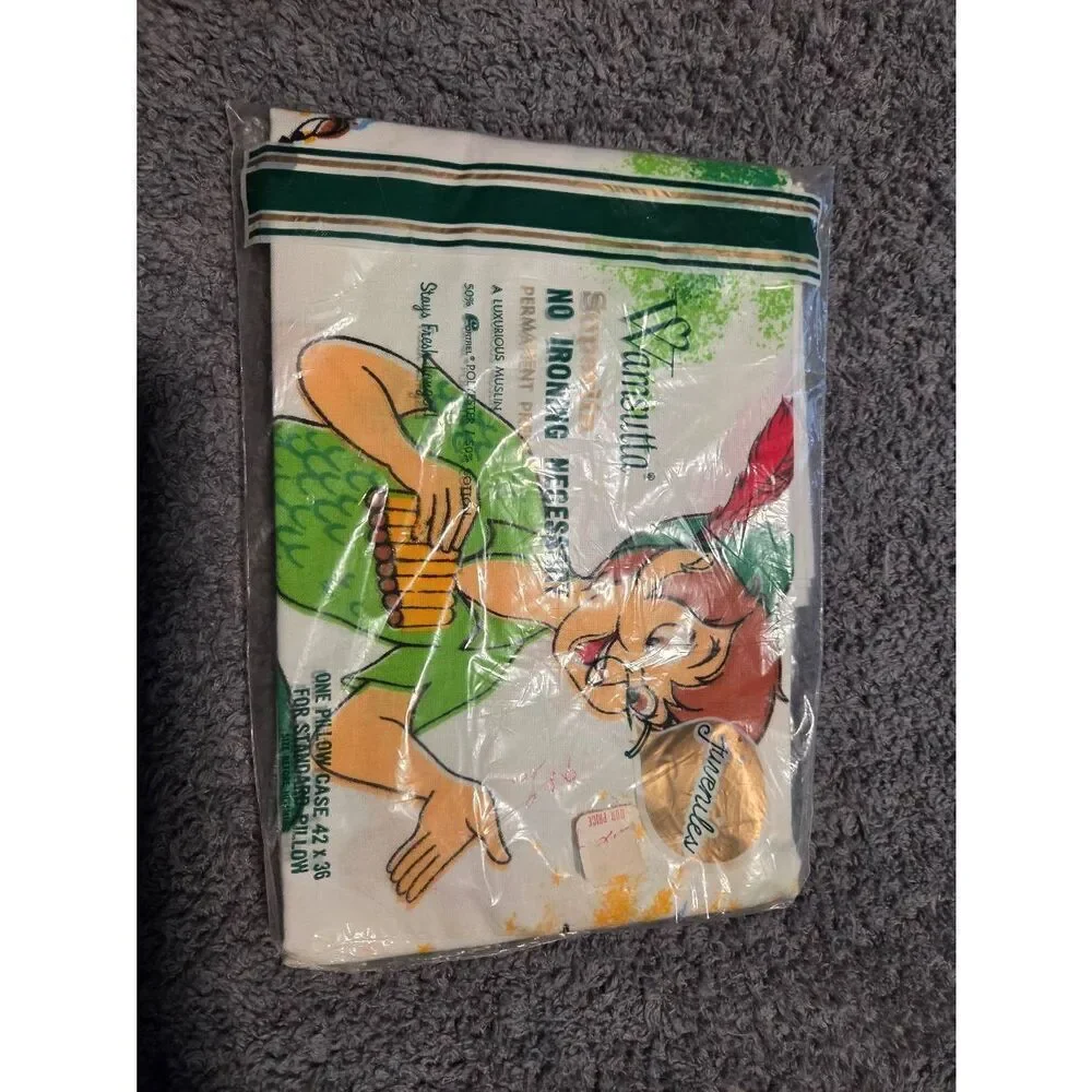 Vintage Wamsutta Peter Pan Pillowcase NIP